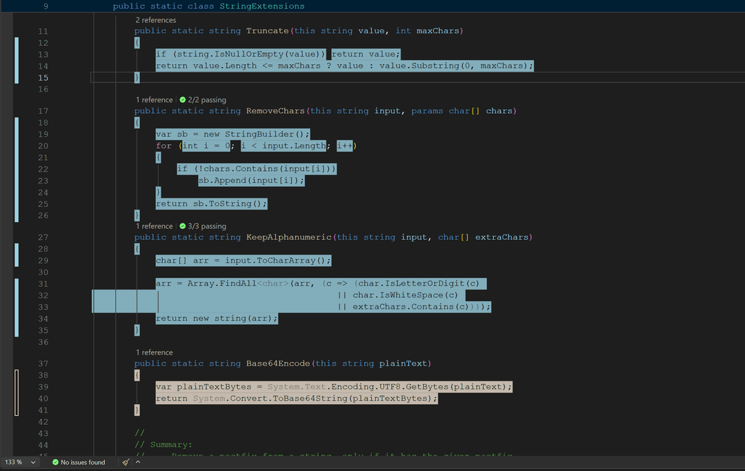 Code Coverage in Visual Studio